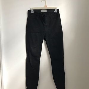 Black Everlane skinny jeans
